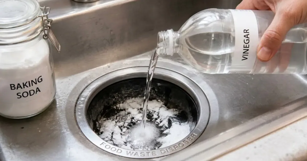Azijn en baking soda door de afvoer: dit is wat de bekende truc écht doet