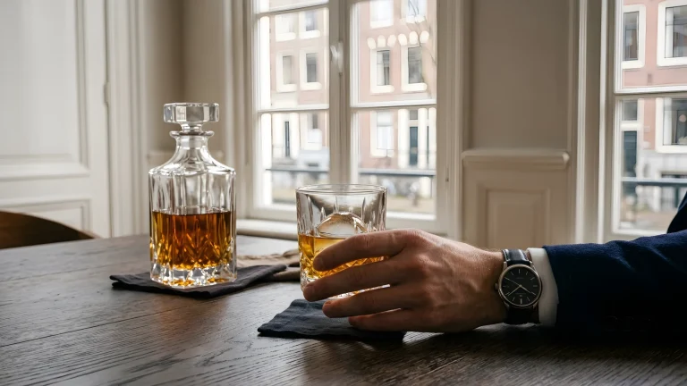 Zakenman en horecaondernemer Rande Gerber tijdens een zakelijk evenement