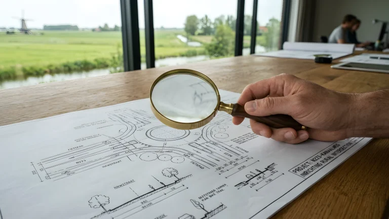 Verkeerssituatie en infrastructuur rond een doorgaande weg in Noord-Brabant