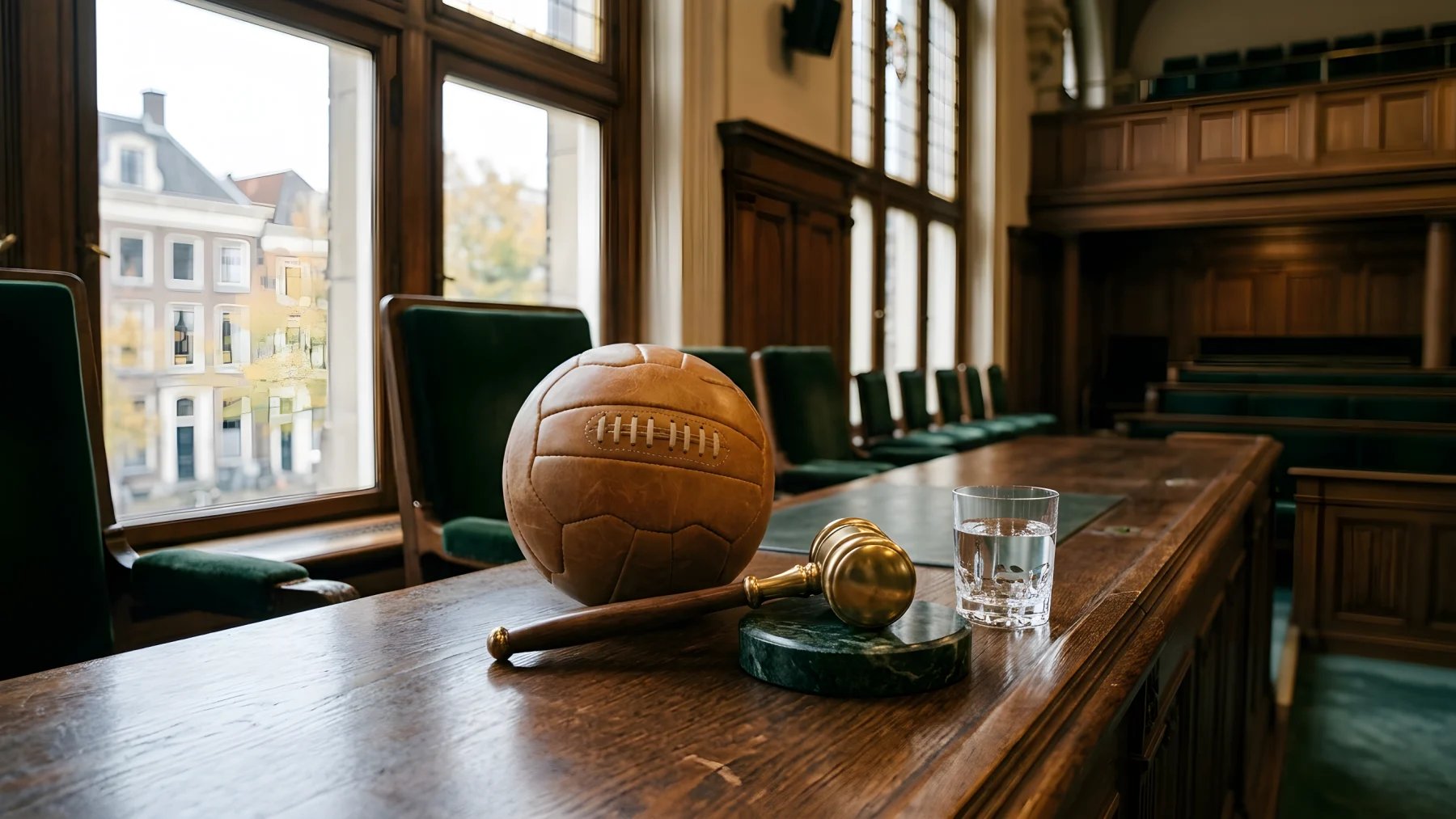 Voetballer Wout Weghorst tijdens een wedstrijd