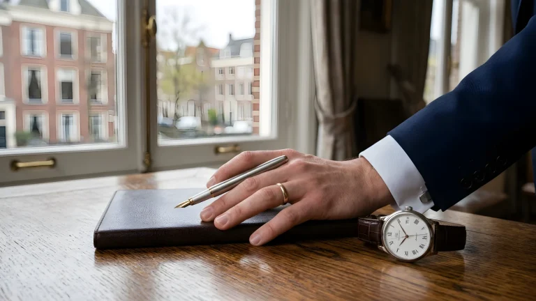 Joost Eerdmans spreekt achter het spreekgestoelte in de Tweede Kamer