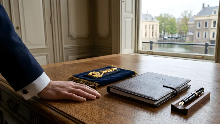 Commandant der Strijdkrachten generaal Onno Eichelsheim in militair uniform