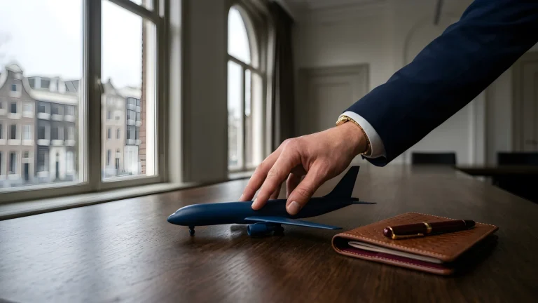 Portret van voormalig KLM-topman Camiel Eurlings