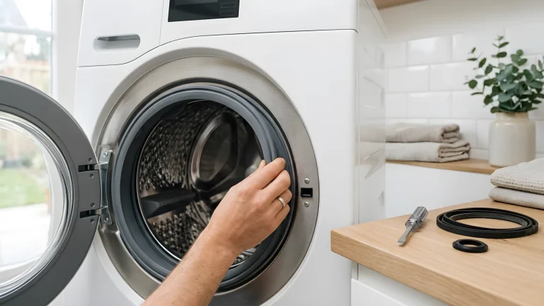 Reparatie van een wasmachine
