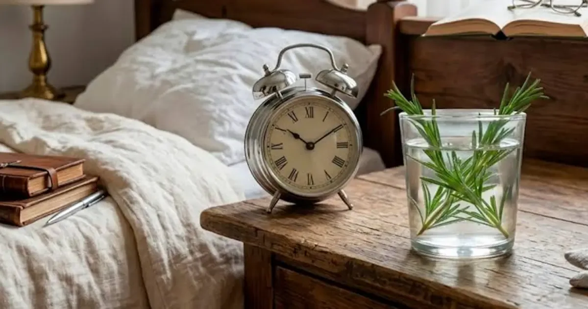 Rozemarijn in een glas water naast je bed: waarom deze simpele slaaphack viraal gaat